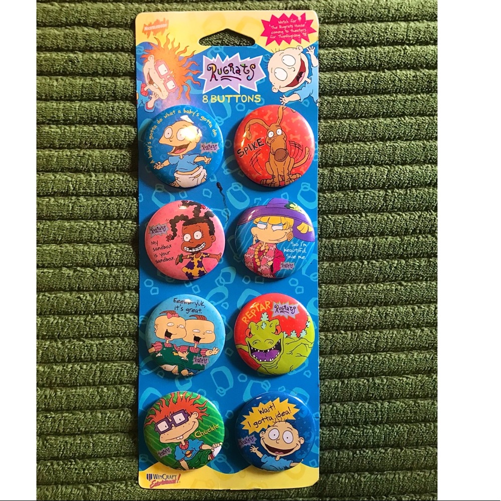 RugRat button pins